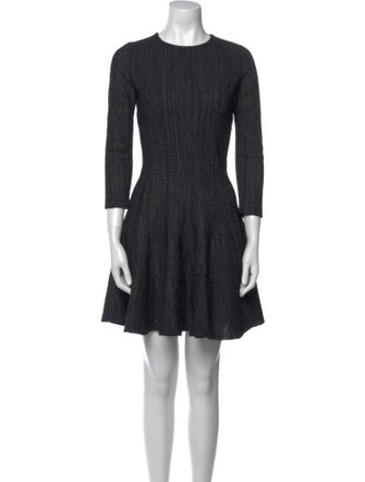 Christian Dior Crew Neck Mini Dress