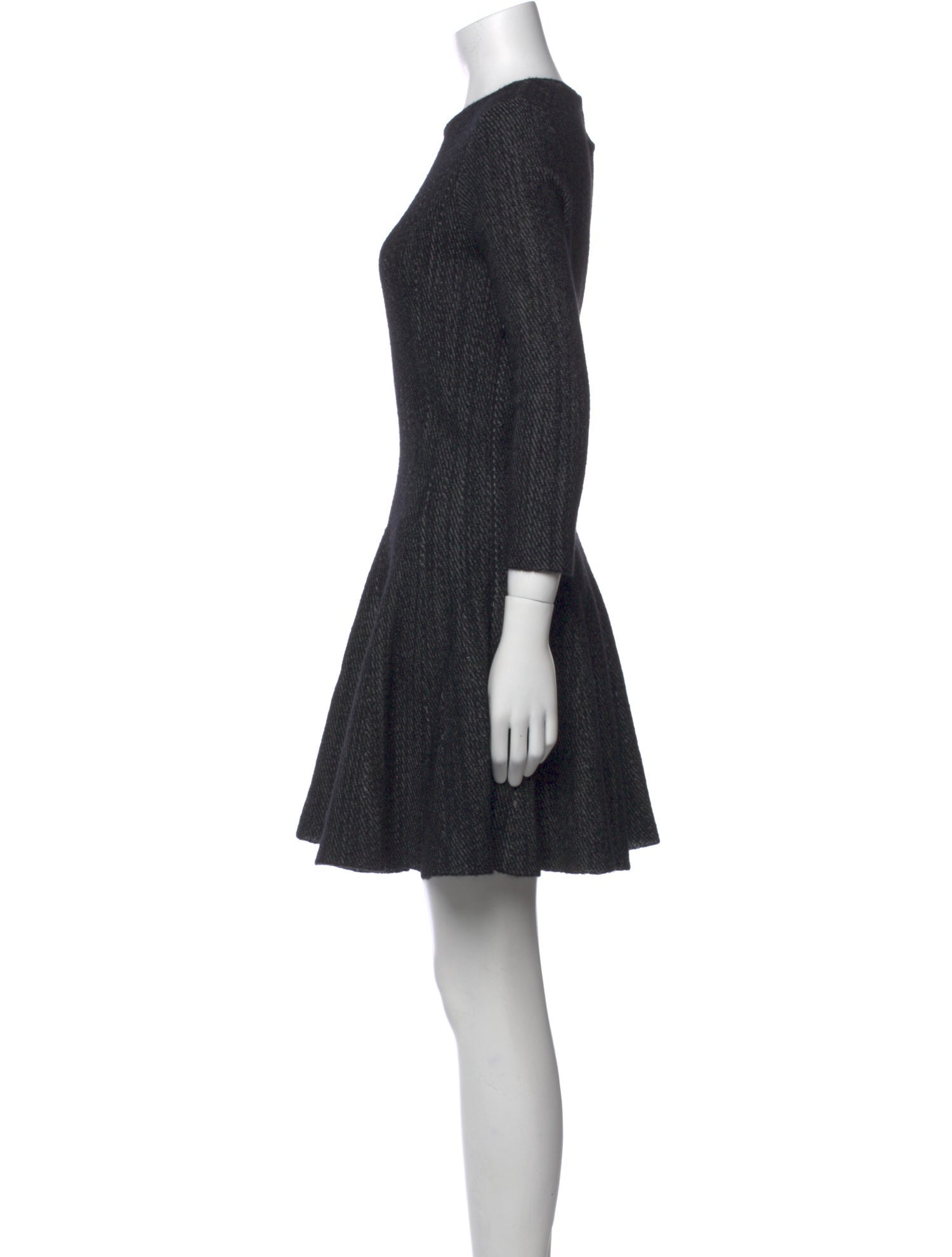 Christian Dior Crew Neck Mini Dress