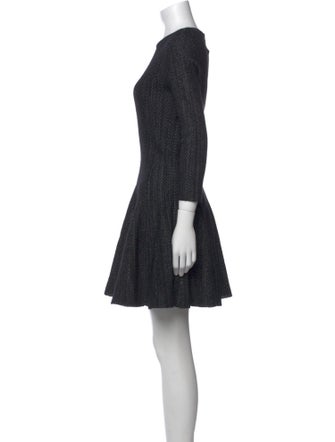 Christian Dior Crew Neck Mini Dress