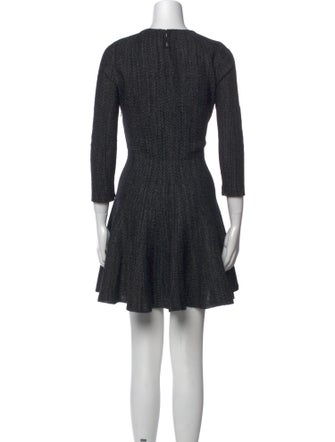 Christian Dior Crew Neck Mini Dress