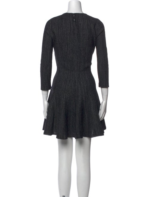 Christian Dior Crew Neck Mini Dress