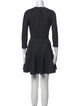 Christian Dior Crew Neck Mini Dress