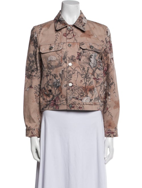 Christian Dior 2023 Floral Print Utility Jacket