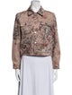 Christian Dior 2023 Floral Print Utility Jacket