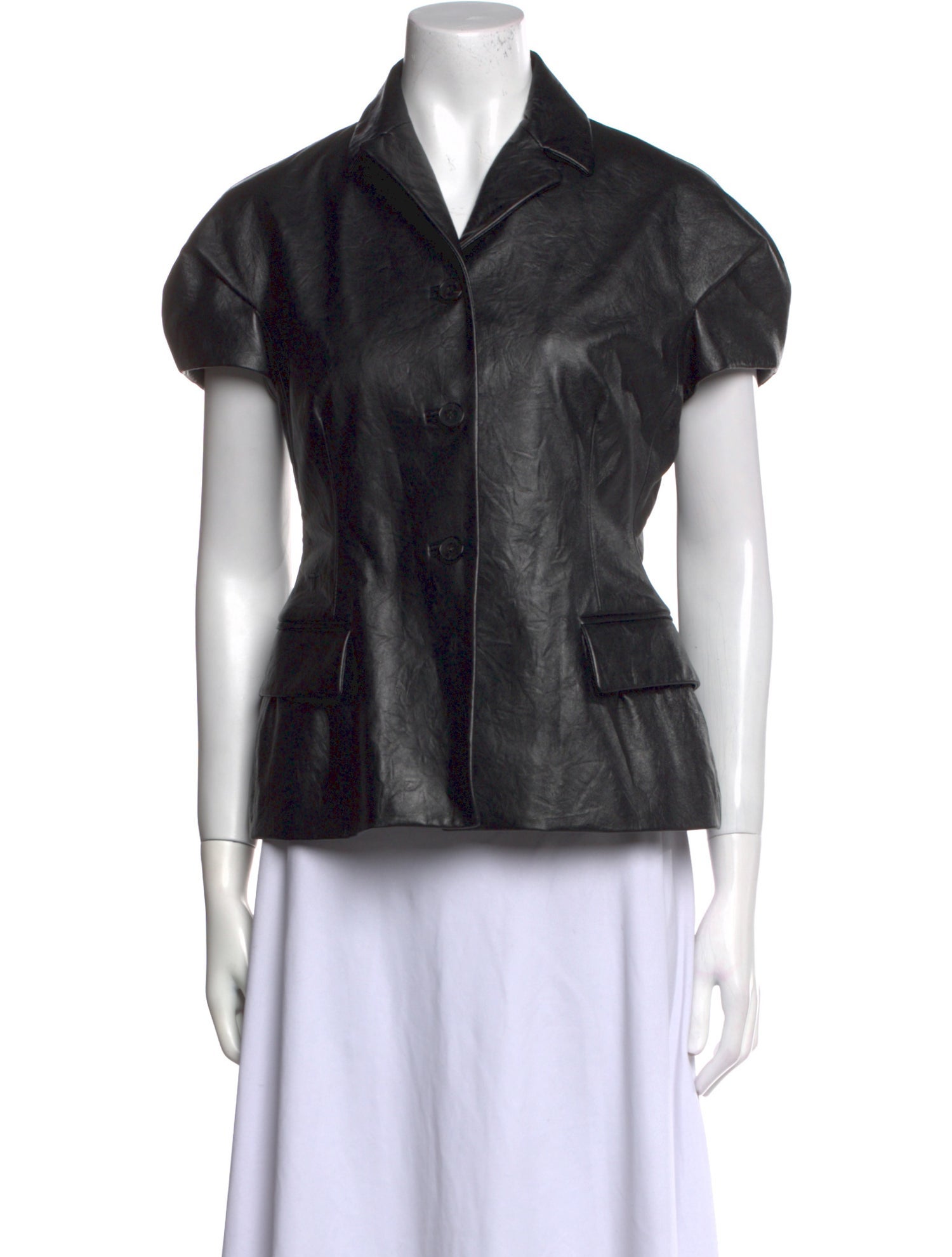 Christian Dior Lamb Leather Mini Dress
