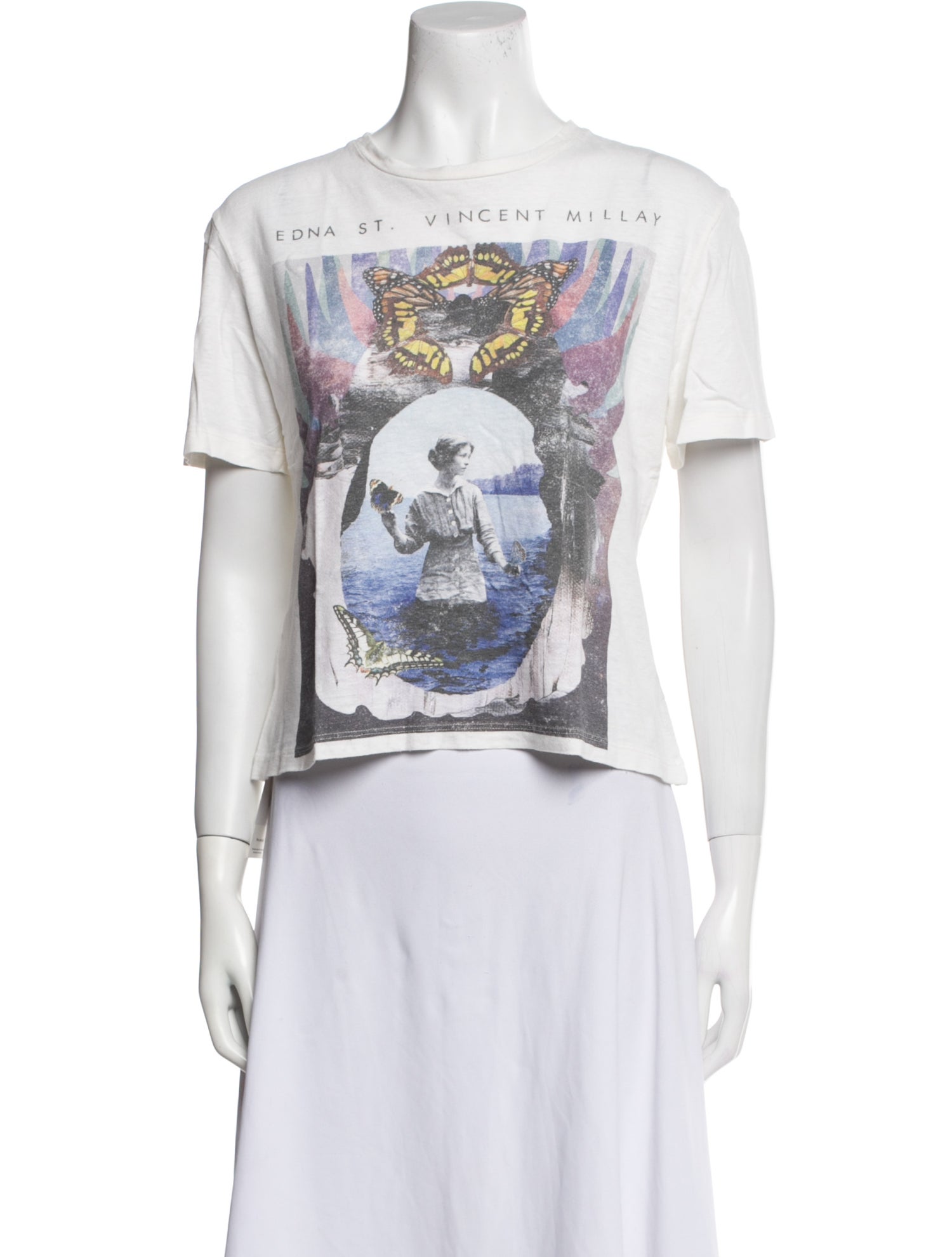 Christian Dior x Sarah Shipman Graphic Print Crew Neck T-Shirt