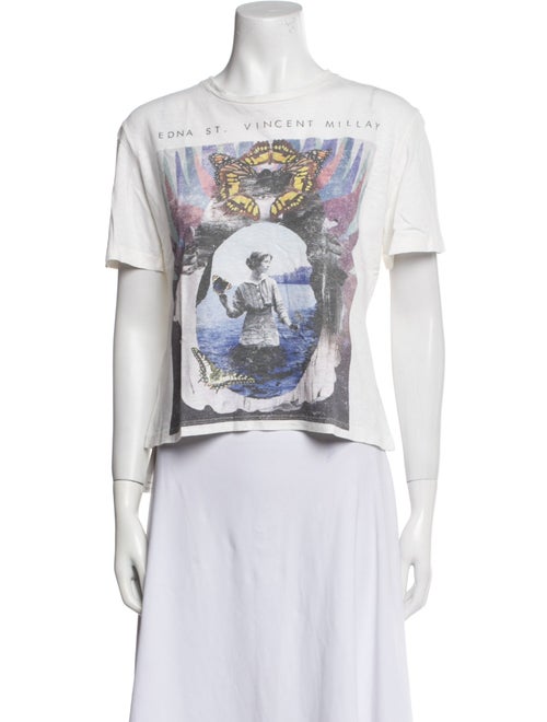 Christian Dior x Sarah Shipman Graphic Print Crew Neck T-Shirt