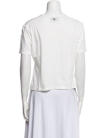 Christian Dior x Sarah Shipman Graphic Print Crew Neck T-Shirt