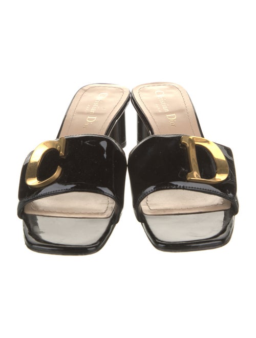 Christian Dior Patent Leather Slides
