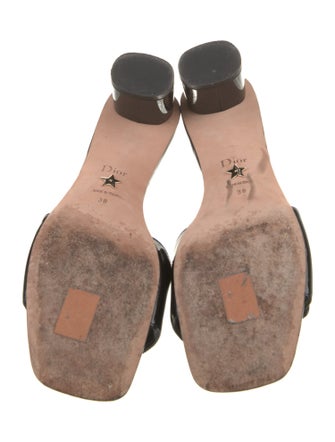 Christian Dior Patent Leather Slides