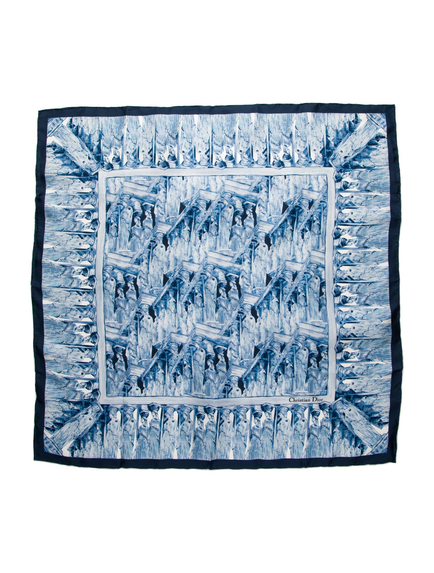 Christian Dior Silk Printed Scarf