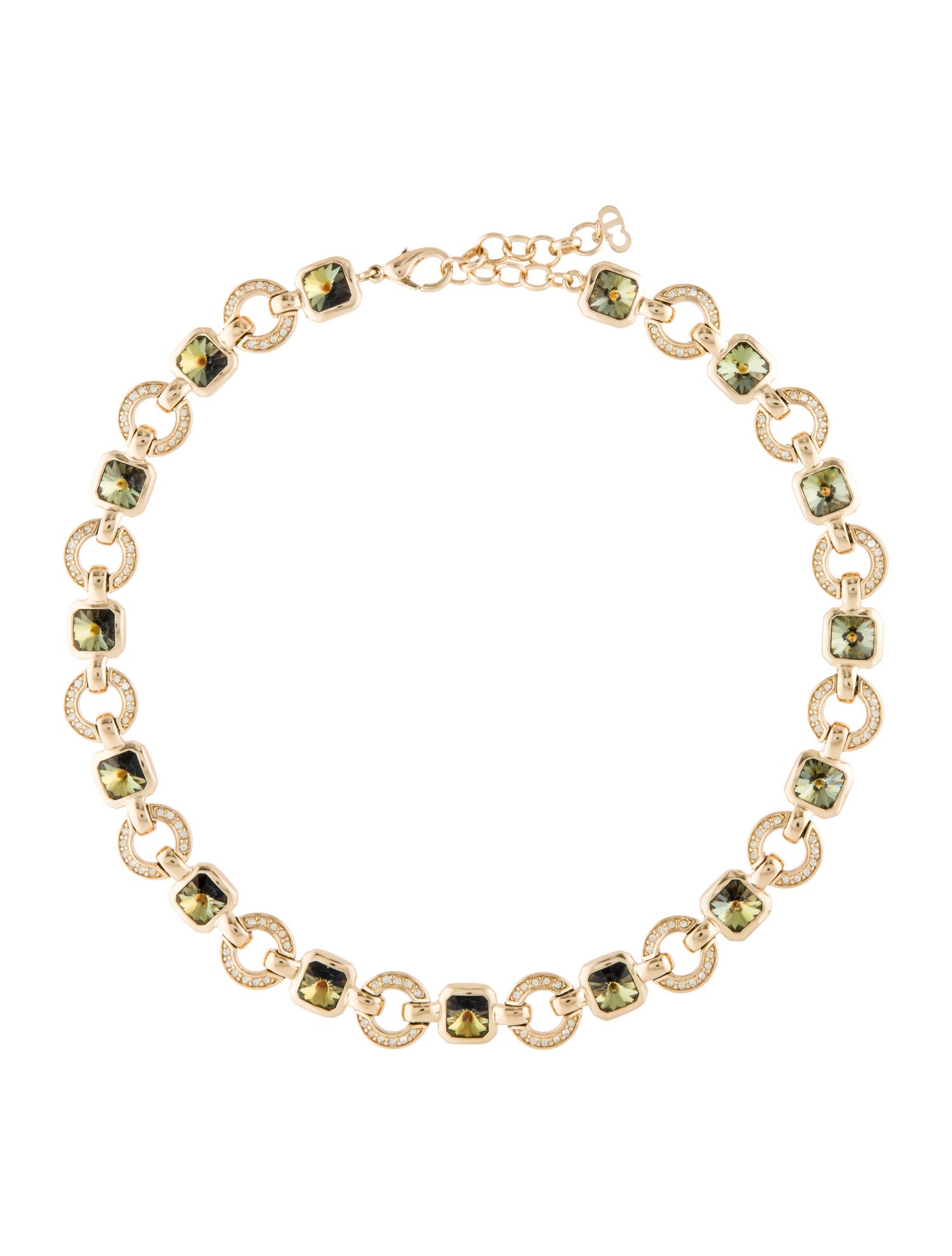 Christian Dior Vintage Crystal Collar Necklace