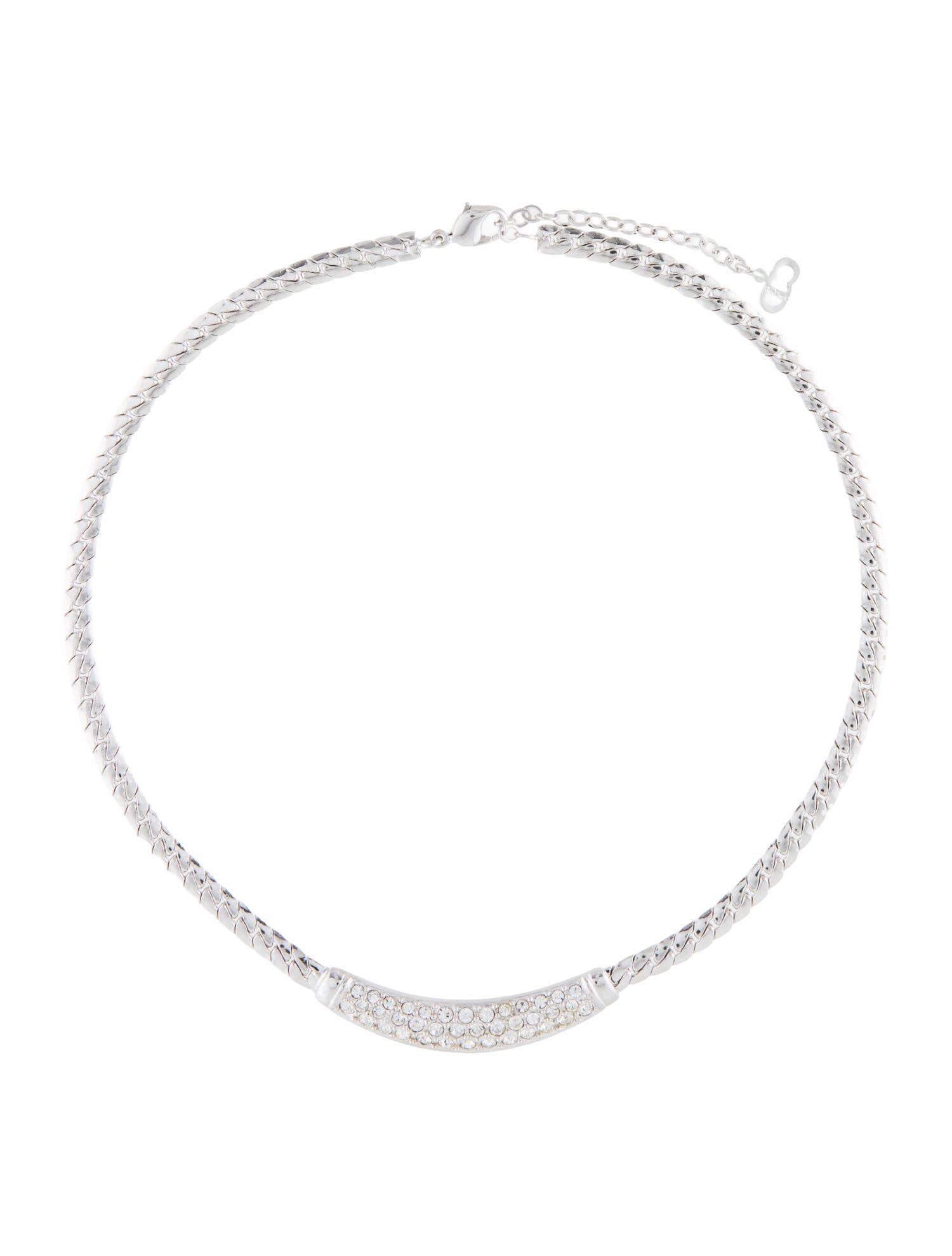 Christian Dior Vintage Crystal Collar Necklace