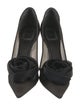 Christian Dior Mesh Crystal Embellishments Pumps