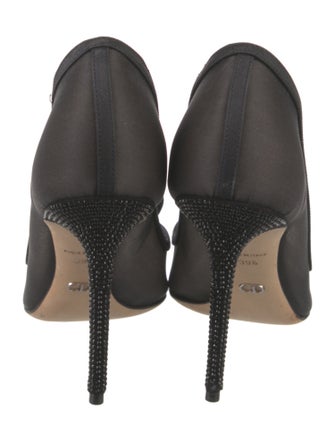 Christian Dior Mesh Crystal Embellishments Pumps