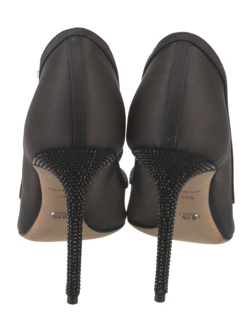 Christian Dior Mesh Crystal Embellishments Pumps