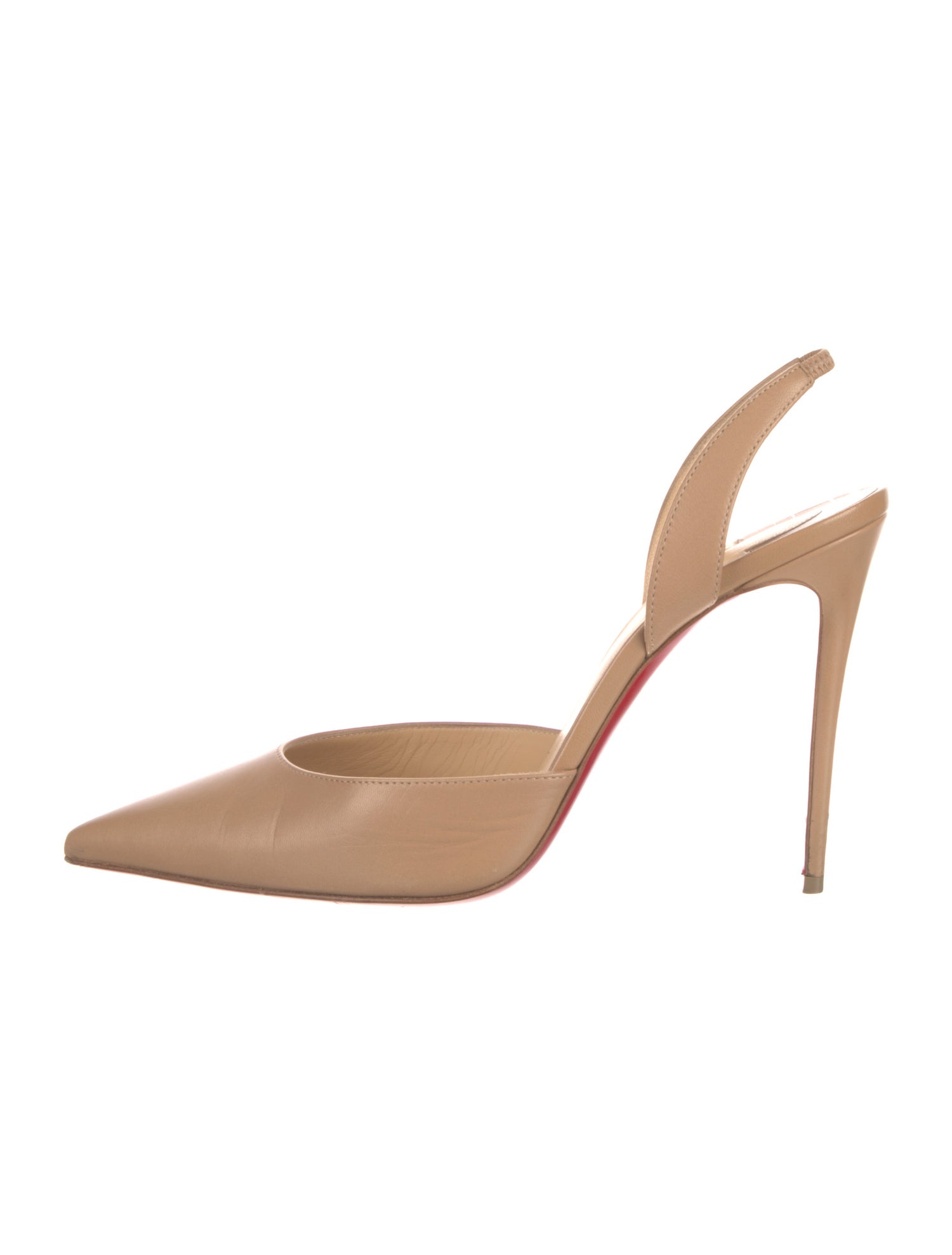 Christian Louboutin Leather Slingback Pumps