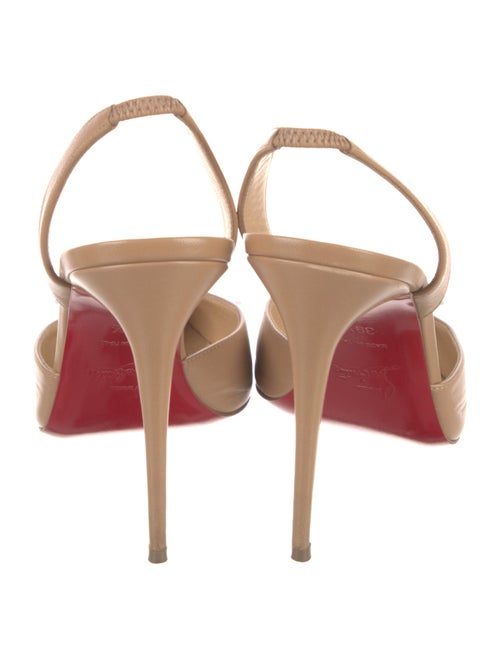 Christian Louboutin Leather Slingback Pumps