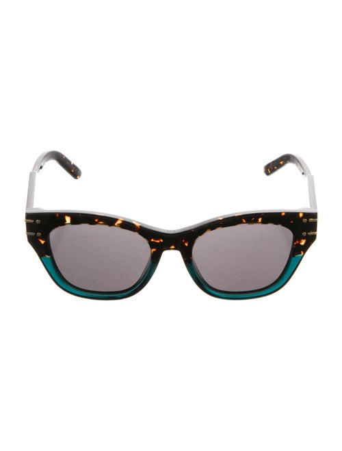 Christian Dior Cannage Pattern Wayfarer Sunglasses