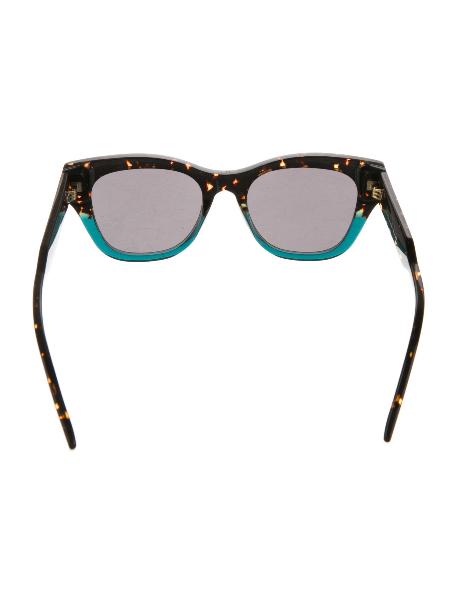 Christian Dior Cannage Pattern Wayfarer Sunglasses
