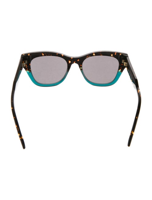 Christian Dior Cannage Pattern Wayfarer Sunglasses