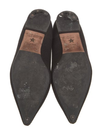 Christian Dior Printed Embroidered Accent Flats