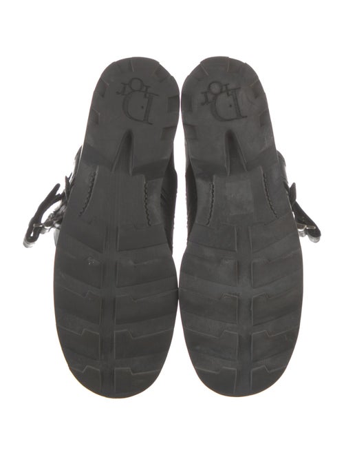 Christian Dior Leather Moto Boots