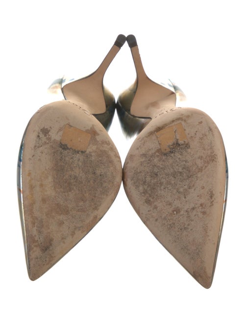 Christian Dior Patent Leather Printed Pumps