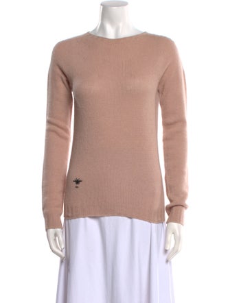 Christian Dior Cashmere Bateau Neckline Sweater