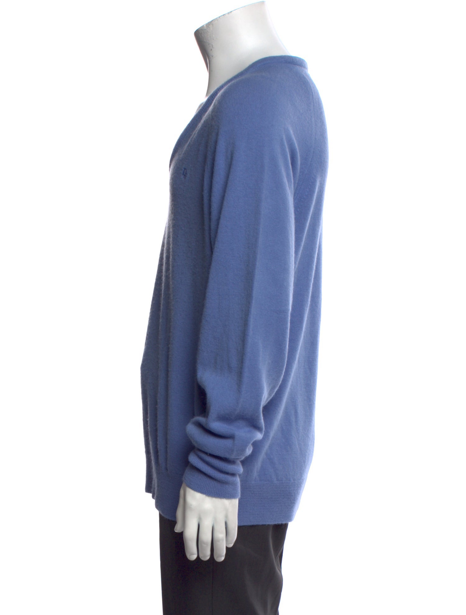 Christian Dior V-Neck Long Sleeve Pullover