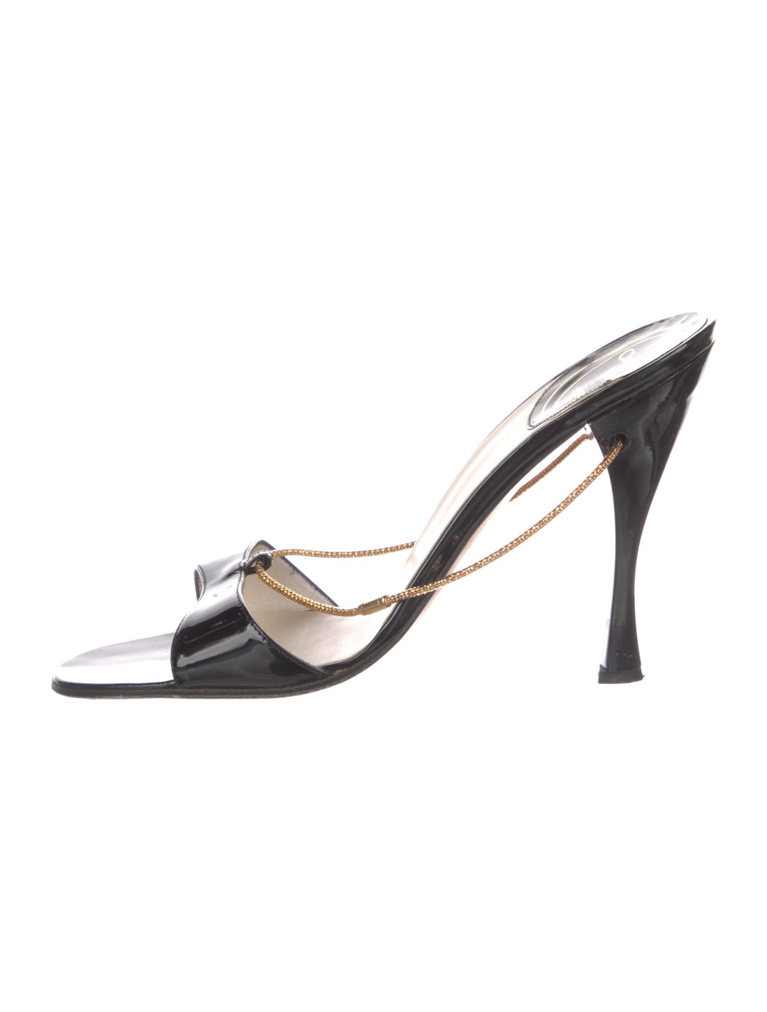 Christian Dior Vintage Leather Slides