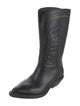 Christian Dior Rubber Embroidered Accent Rain Boots