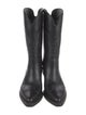 Christian Dior Rubber Embroidered Accent Rain Boots