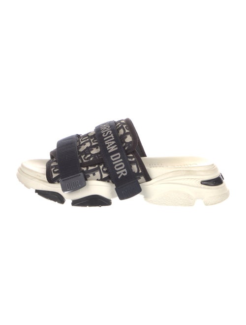 Christian Dior Oblique Jacquard Nylon Slides
