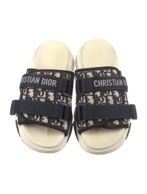 Christian Dior Oblique Jacquard Nylon Slides