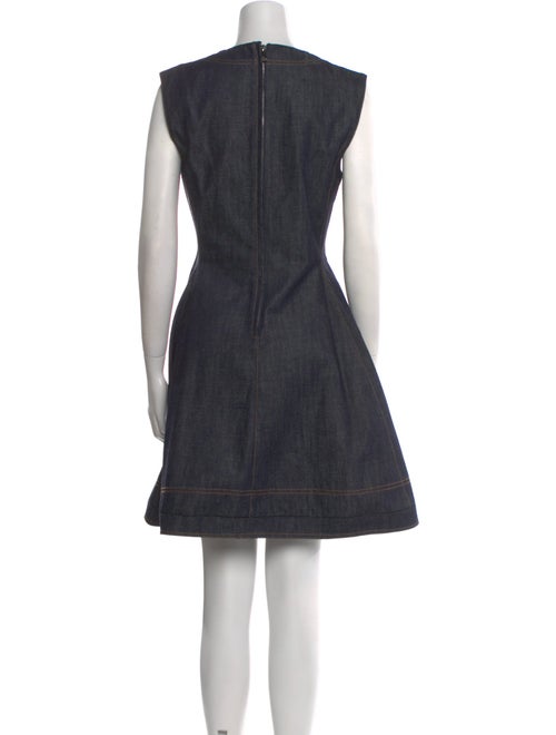 Christian Dior Crew Neck Mini Dress