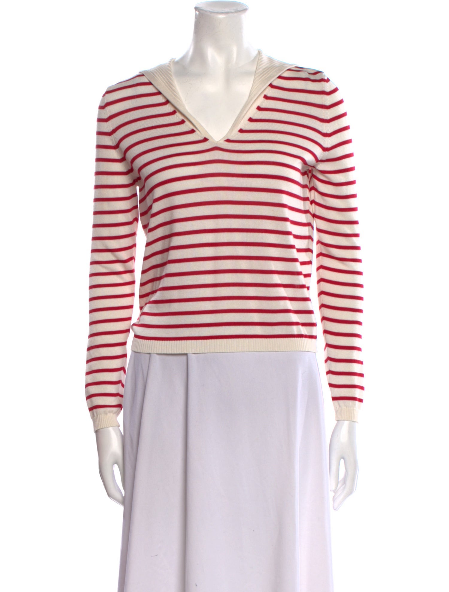 Christian Dior Silk Striped Sweater