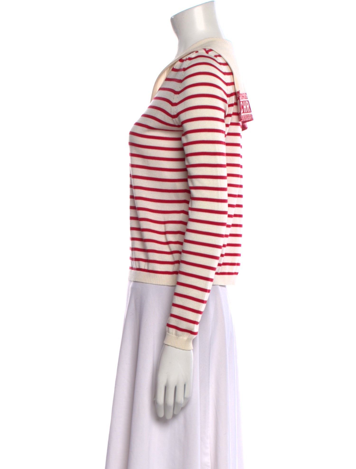 Christian Dior Silk Striped Sweater