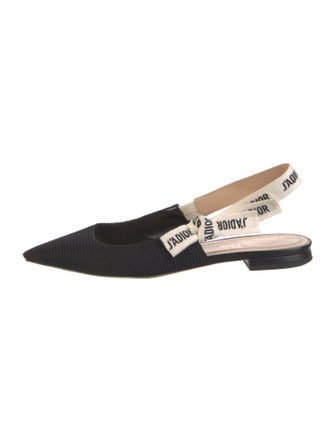 Christian Dior Printed Slingback Flats