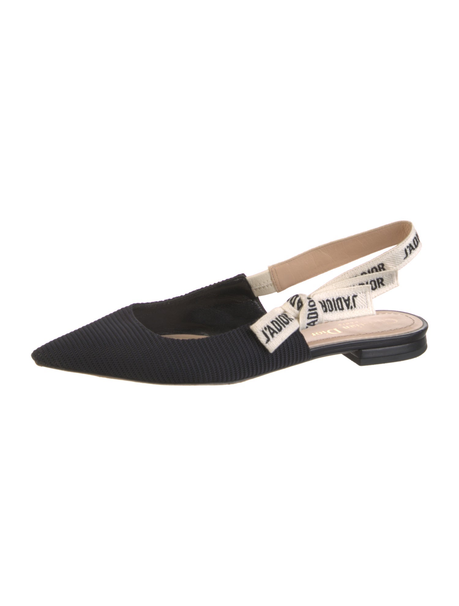 Christian Dior Printed Slingback Flats