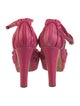 Christian Dior Leather Bow Accents Pumps