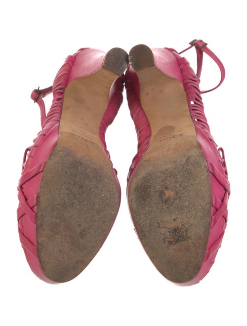 Christian Dior Leather Bow Accents Pumps