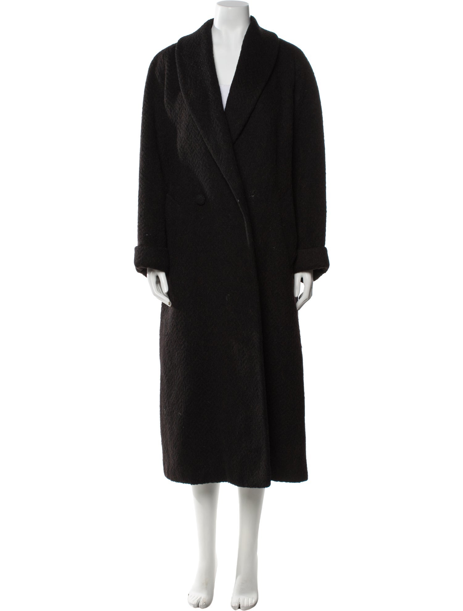 Christian Dior Vintage 1980's Faux Fur Coat