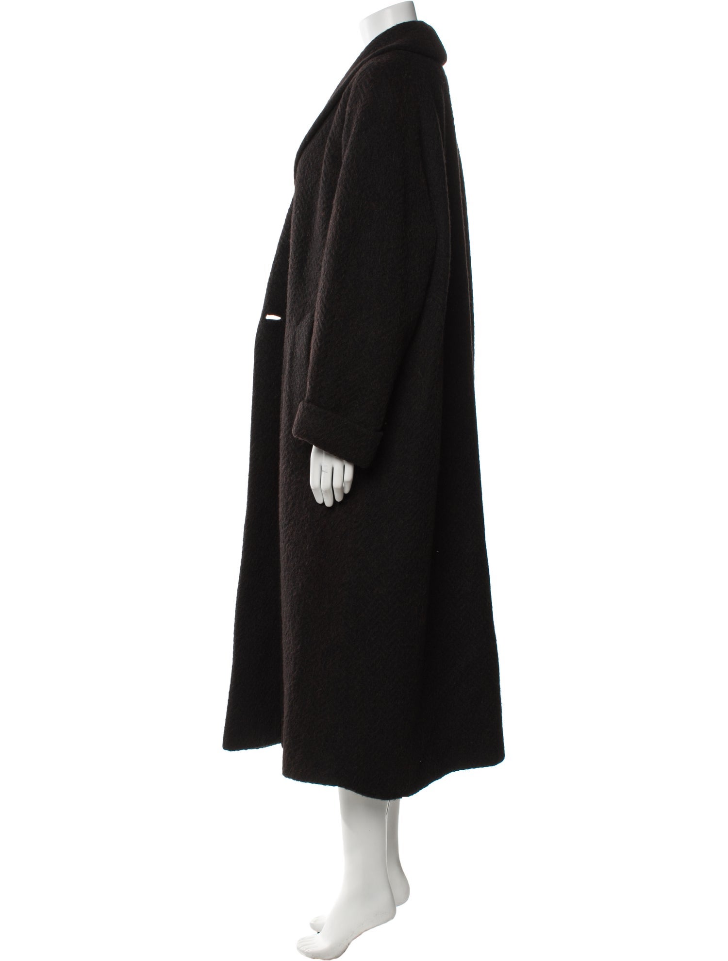 Christian Dior Vintage 1980's Faux Fur Coat