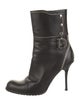 Christian Dior Leather Moto Boots