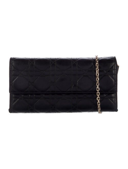 Christian Dior 2014 Lady Dior Wallet On Chain Continental Wallet
