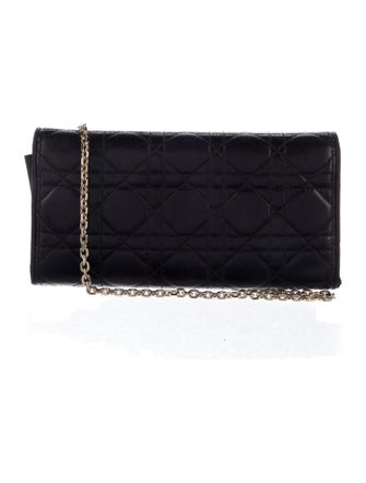 Christian Dior 2014 Lady Dior Wallet On Chain Continental Wallet