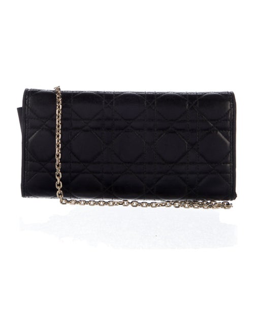 Christian Dior 2014 Lady Dior Wallet On Chain Continental Wallet