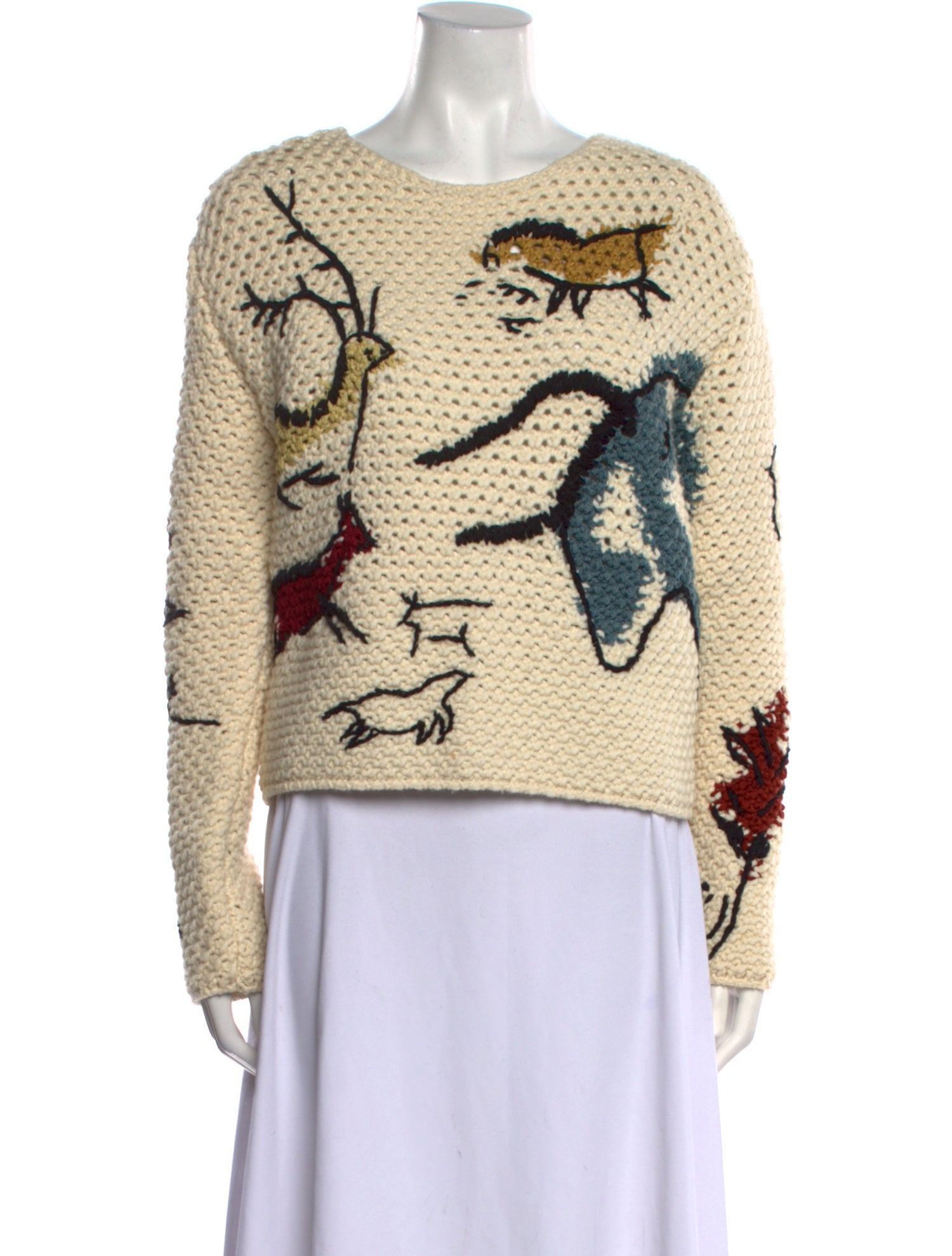 Christian Dior Wool Printed Sweater