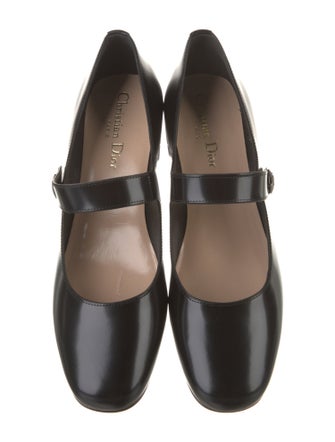 Christian Dior Leather Mary Jane Flats